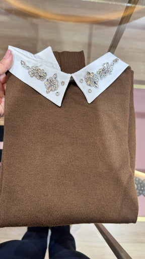 Blusa modal pedraria -  Pague 1 e Leve 3