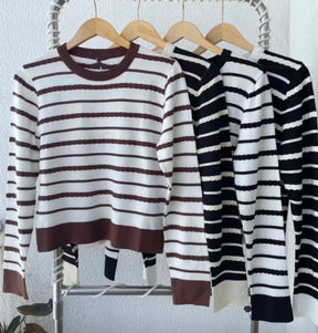 Blusa tricô trancinha