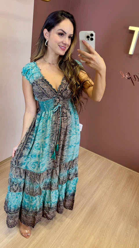 Vestido Indiano -  Pague 1 e Leve 3